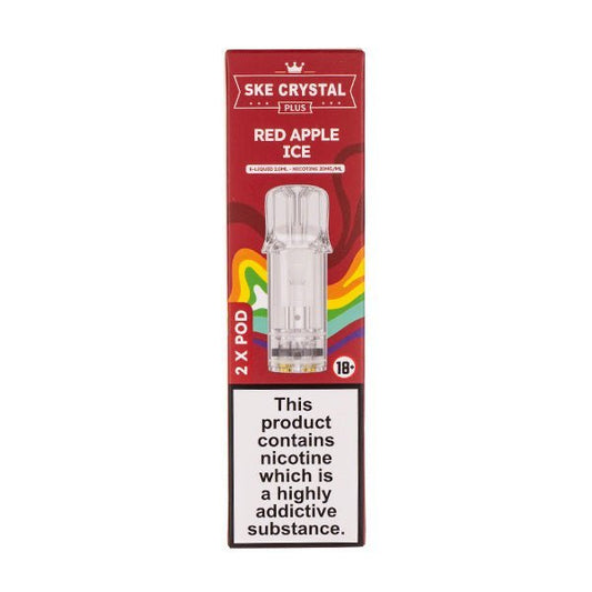 BUY 1 GET 1 FREE | Red Apple Ice Crystal Plus Prefilled Pods by SKEVAPE INDIA - Vape India