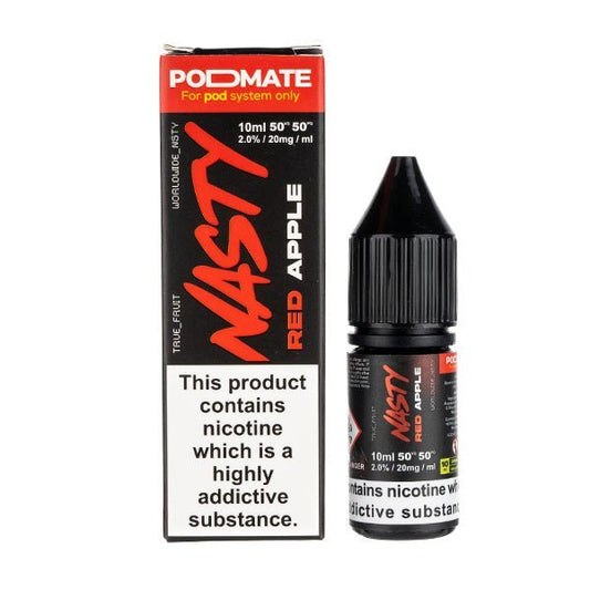 BUY 1 GET 1 FREE | Red Apple Nic Salt E - Liquid by Nasty Juice PodmateVAPE INDIA - Vape India