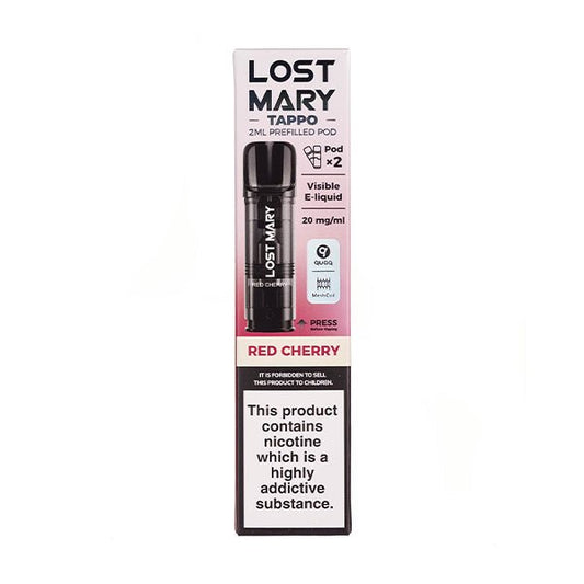 BUY 1 GET 1 FREE | Red Cherry Tappo Prefilled Pods by Lost MaryVAPE INDIA - Vape India