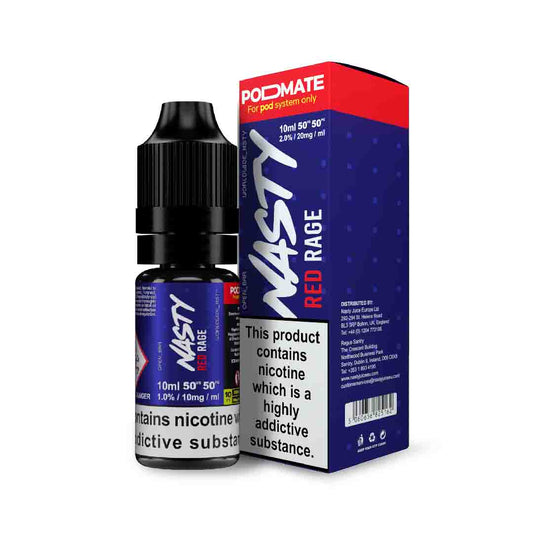 BUY 1 GET 1 FREE | Red Rage - Nasty Salt | 30Ml Vape Juice | 35MG, 50MG | Vape India - Vape India