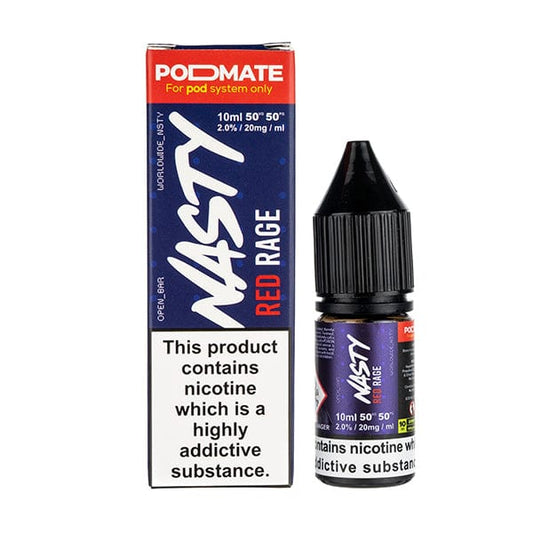 BUY 1 GET 1 FREE | Red Rage Nic Salt E - Liquid by Nasty Juice PodmateVAPE INDIA - Vape India