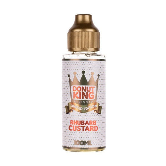 BUY 1 GET 1 FREE | Rhubarb Custard 100ml Shortfill E - Liquid by Donut King Limited EditionVAPE INDIA - Vape India