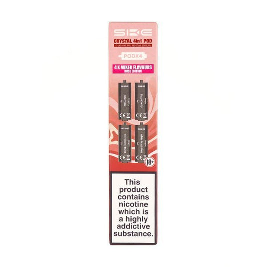 BUY 1 GET 1 FREE | Rose Edition Crystal 4 in 1 Prefilled Pods by SKEVAPE INDIA - Vape India