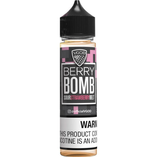 BUY 1 GET 1 FREE | Sour Strawberry Belt - VGod | 60ML Vape Juice | 3MG, 6MG, 12MG | Vape India - Vape India