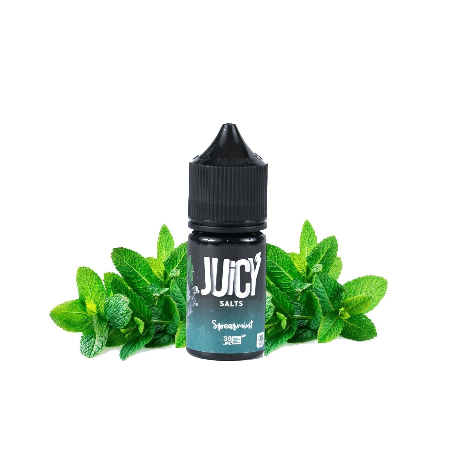 BUY 1 GET 1 FREE | Spearmint - Juicy Salts | 30ML Vape Juice | 35MG, 50MG | Vape India - Vape India