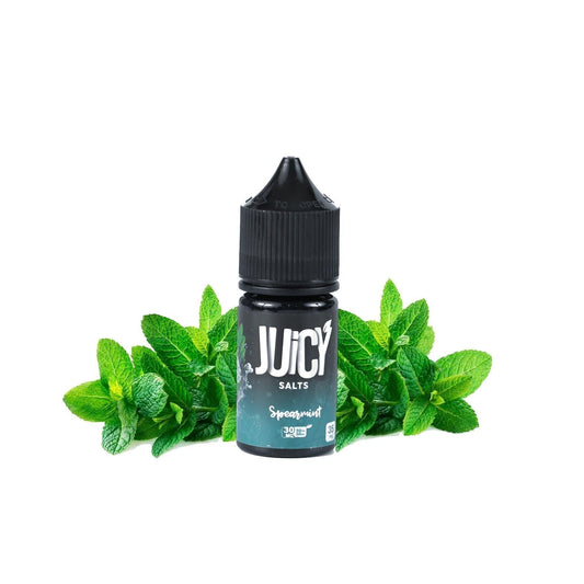 BUY 1 GET 1 FREE | Spearmint - Juicy Salts | 30ML Vape Juice | 35MG, 50MG | Vape India - Vape India