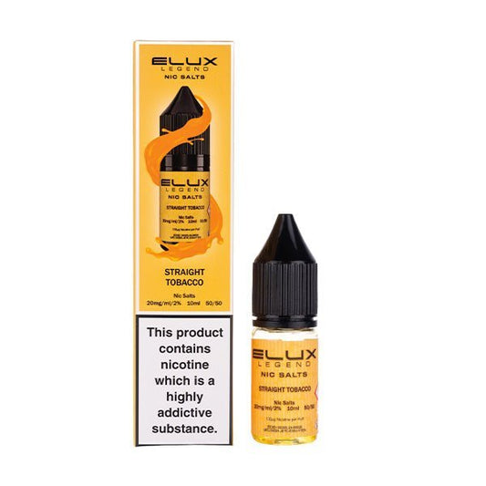 BUY 1 GET 1 FREE | Straight Tobacco Nic Salt E - Liquid by Elux LegendVAPE INDIA - Vape India