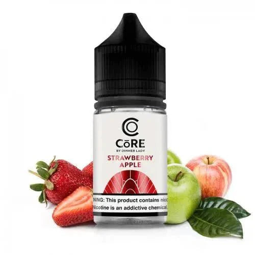BUY 1 GET 1 FREE | Strawberry Apple - Core Salt by Dinner Lady | 30ML Vape Juice | 20MG, 30MG, 50MG | Vape India - Vape India