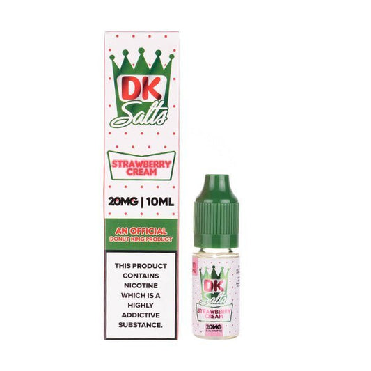 BUY 1 GET 1 FREE | Strawberry Cream Nic Salt E - Liquid by Donut King SaltsVAPE INDIA - Vape India