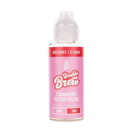 BUY 1 GET 1 FREE | Strawberry Custard Deluxe Double Brew Bar Series 100ml (55/45) by Ohm BrewVAPE INDIA - Vape India