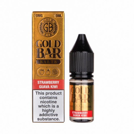 BUY 1 GET 1 FREE | Strawberry Guava Kiwi Nic Salt E - Liquid by Gold BarVAPE INDIA - Vape India