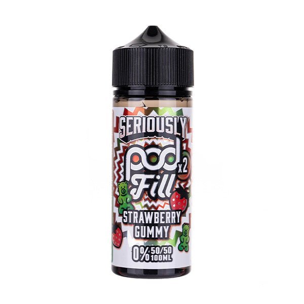 BUY 1 GET 1 FREE | Strawberry Gummy 100ml (50/50) Shortfill by Seriously Pod Fill 2VAPE INDIA - Vape India