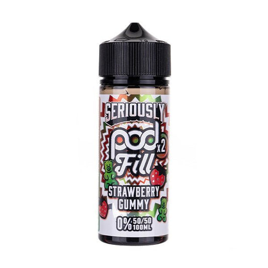 BUY 1 GET 1 FREE | Strawberry Gummy 100ml (50/50) Shortfill by Seriously Pod Fill 2VAPE INDIA - Vape India