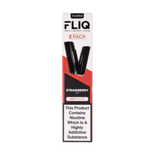 BUY 1 GET 1 FREE | Strawberry Ice FLIQ Prefilled Pods by AvomiVAPE INDIA - Vape India