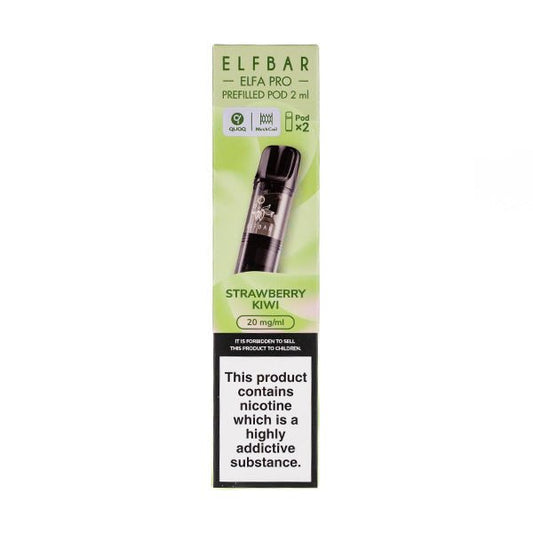 BUY 1 GET 1 FREE | Strawberry Kiwi Elfa Pro Prefilled Pods by Elf BarVAPE INDIA - Vape India