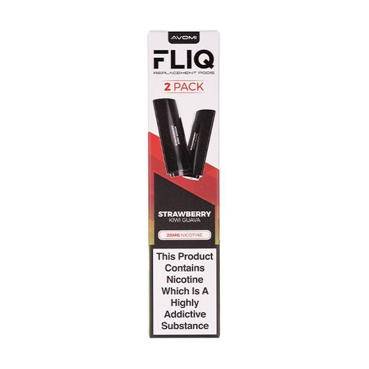 BUY 1 GET 1 FREE | Strawberry Kiwi Guava FLIQ Prefilled Pods by AvomiVAPE INDIA - Vape India