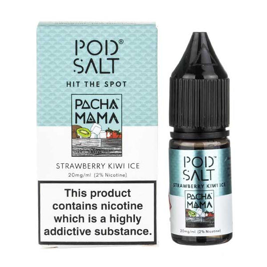 BUY 1 GET 1 FREE | Strawberry Kiwi Ice Nic Salt E - Liquid by Pod SaltVAPE INDIA - Vape India