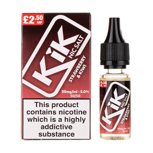 BUY 1 GET 1 FREE | Strawberry & Kiwi Nic Salt E - Liquid by KikVAPE INDIA - Vape India