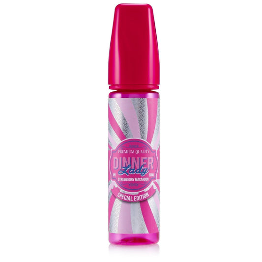 BUY 1 GET 1 FREE | Strawberry Macaroon - Dinner Lady | 60ML Vape Juice | 3MG, 6MG | Vape India - Vape India