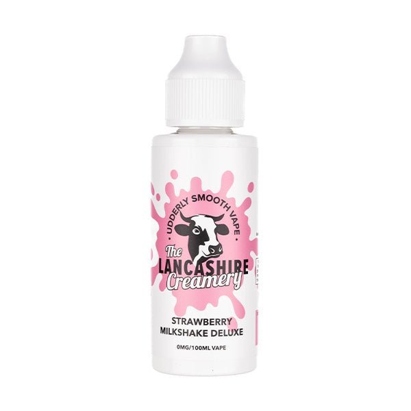 BUY 1 GET 1 FREE | Strawberry Milkshake Deluxe 100ml Shortfill E - Liquid by The Lancashire CreameryVAPE INDIA - Vape India