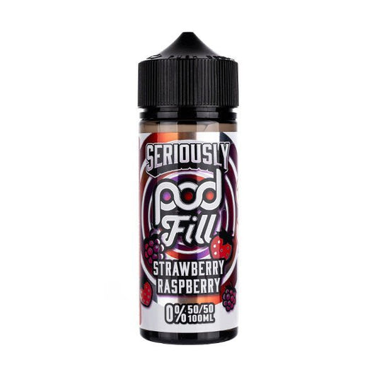 BUY 1 GET 1 FREE | Strawberry Raspberry 100ml (50/50) Shortfill by Seriously Pod FillVAPE INDIA - Vape India