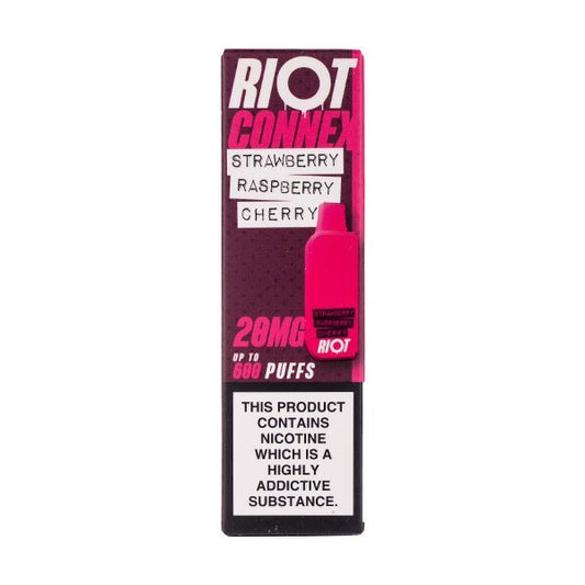 BUY 1 GET 1 FREE | Strawberry Raspberry Cherry Connex Prefilled Pod by Riot SquadVAPE INDIA - Vape India