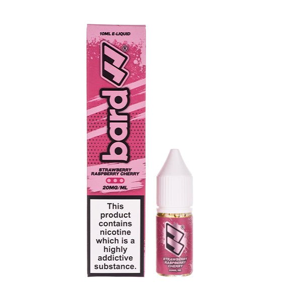 BUY 1 GET 1 FREE | Strawberry Raspberry Cherry Nic Salt E - Liquid by BardVAPE INDIA - Vape India