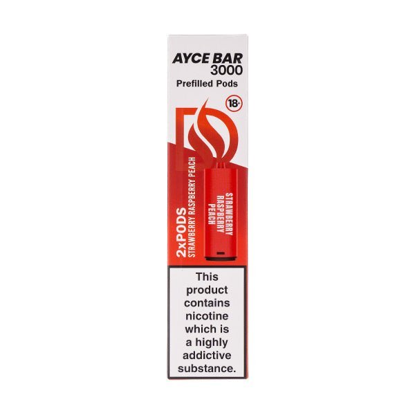 BUY 1 GET 1 FREE | Strawberry Raspberry Peach Ayce 3000 Prefilled Pods by DovpoVAPE INDIA - Vape India