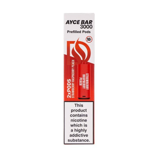 BUY 1 GET 1 FREE | Strawberry Raspberry Peach Ayce 3000 Prefilled Pods by DovpoVAPE INDIA - Vape India