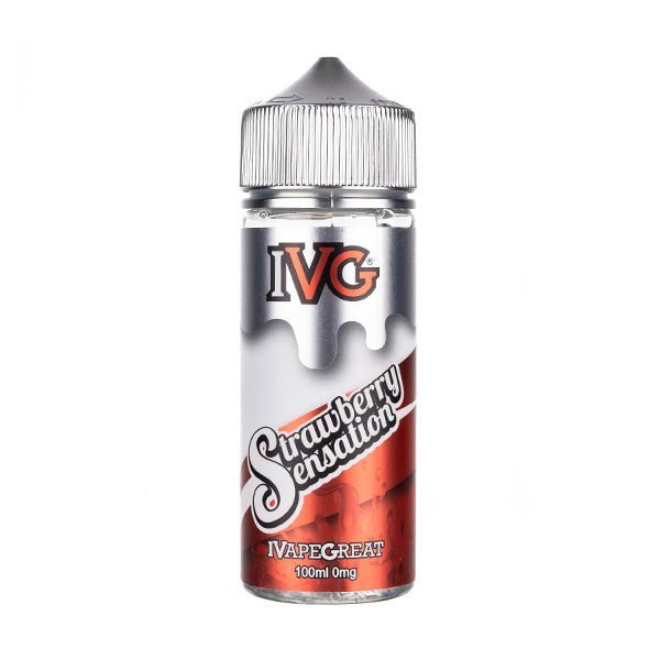 BUY 1 GET 1 FREE | Strawberry Sensation 100ml Shortfill by IVGVAPE INDIA - Vape India