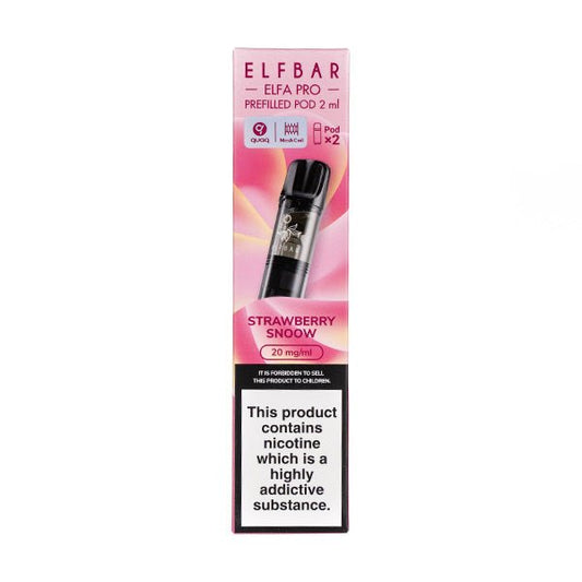 BUY 1 GET 1 FREE | Strawberry Snoow Elfa Pro Prefilled Pods by Elf BarVAPE INDIA - Vape India
