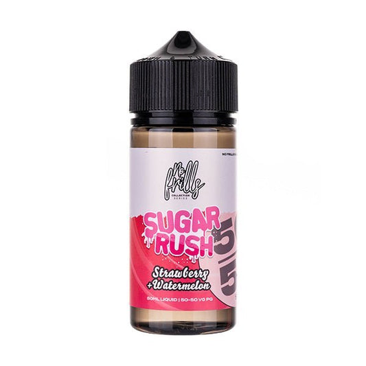 BUY 1 GET 1 FREE | Strawberry & Watermelon 80ml (50/50) Shortfill by No Frills Sugar RushVAPE INDIA - Vape India