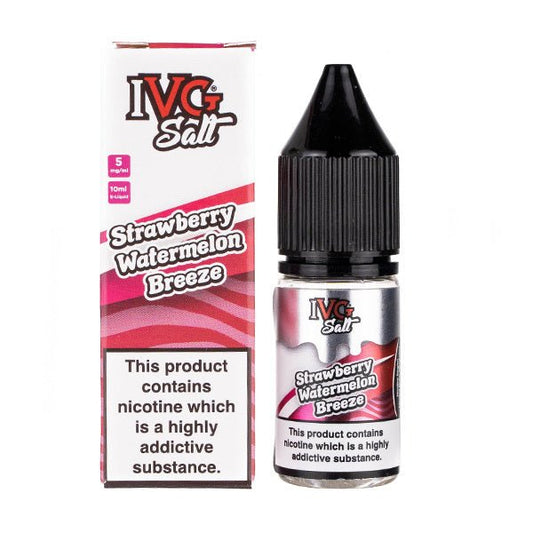 BUY 1 GET 1 FREE | Strawberry Watermelon Breeze Nic Salt E - Liquid by IVGVAPE INDIA - Vape India