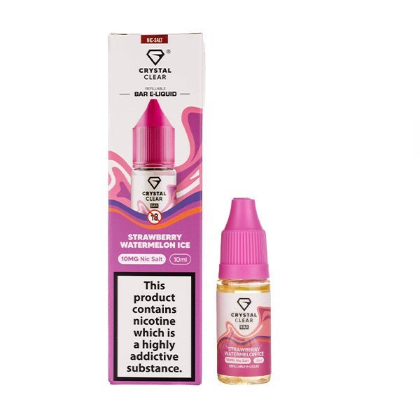 BUY 1 GET 1 FREE | Strawberry Watermelon Ice Nic Salt E - Liquid by Crystal ClearVAPE INDIA - Vape India