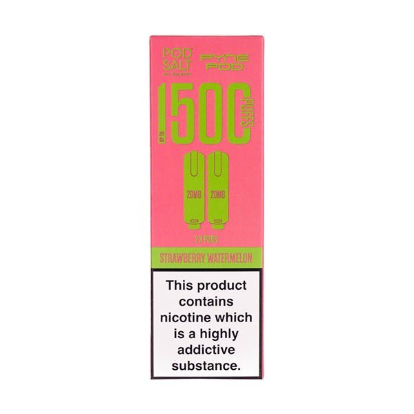 BUY 1 GET 1 FREE | Strawberry Watermelon Pod Salt 2 - in - 1 Prefilled Pods by Pyne PodVAPE INDIA - Vape India
