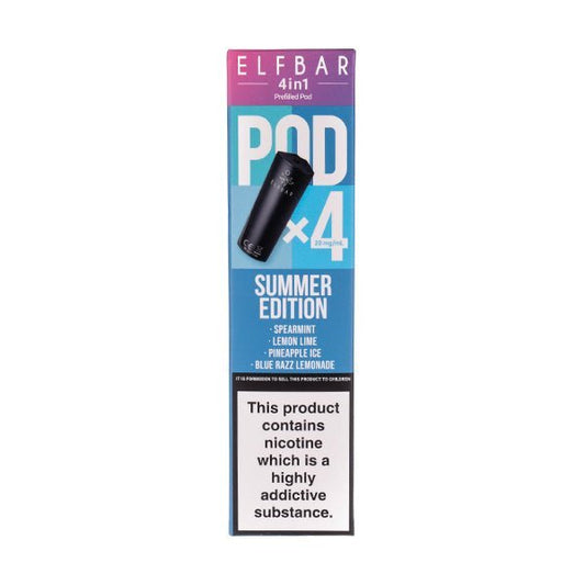 BUY 1 GET 1 FREE | Summer Edition 4 in 1 Prefilled Pods by Elf Bar - 4 PodsVAPE INDIA - Vape India