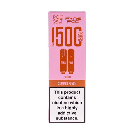 BUY 1 GET 1 FREE | Summer Punch Pod Salt 2 - in - 1 Prefilled Pods by Pyne PodVAPE INDIA - Vape India