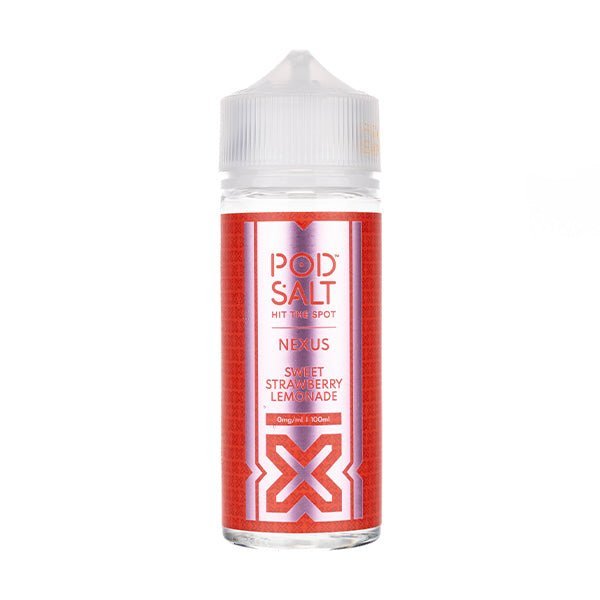 BUY 1 GET 1 FREE | Sweet Strawberry Lemonade 100ml Shortfill E - Liquid by Pod Salt NexusVAPE INDIA - Vape India