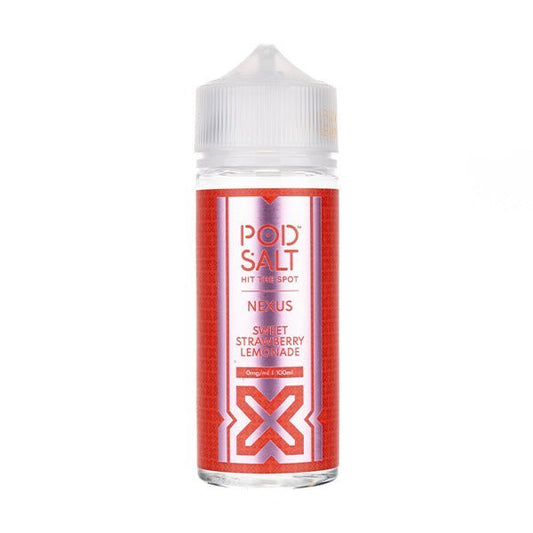 BUY 1 GET 1 FREE | Sweet Strawberry Lemonade 100ml Shortfill E - Liquid by Pod Salt NexusVAPE INDIA - Vape India