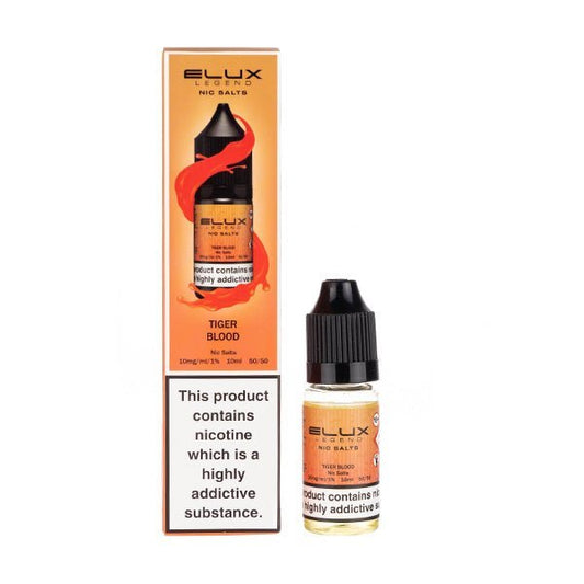 BUY 1 GET 1 FREE | Tiger Blood Nic Salt E - Liquid by Elux LegendVAPE INDIA - Vape India