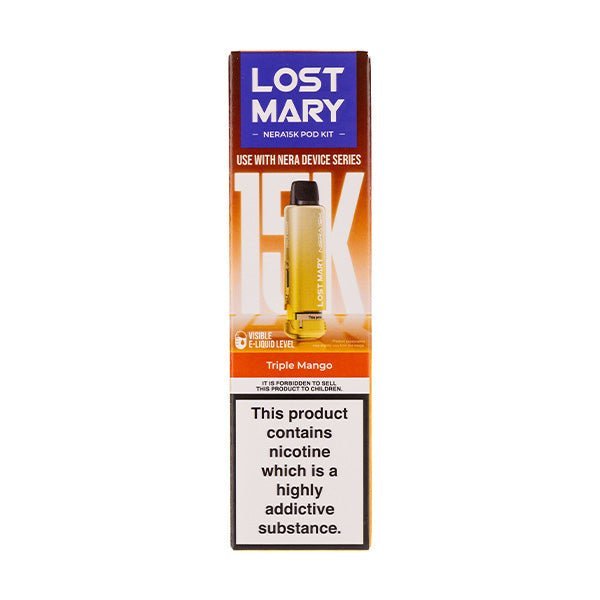 BUY 1 GET 1 FREE | Triple Mango Nera 15k Prefilled Pod + Refill by Lost MaryVAPE INDIA - Vape India
