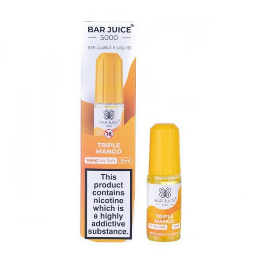 BUY 1 GET 1 FREE | Triple Mango Nic Salt E - Liquid by Bar Juice 5000VAPE INDIA - Vape India