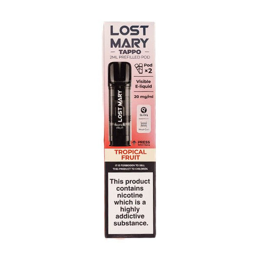BUY 1 GET 1 FREE | Tropical Fruit Tappo Prefilled Pods by Lost MaryVAPE INDIA - Vape India