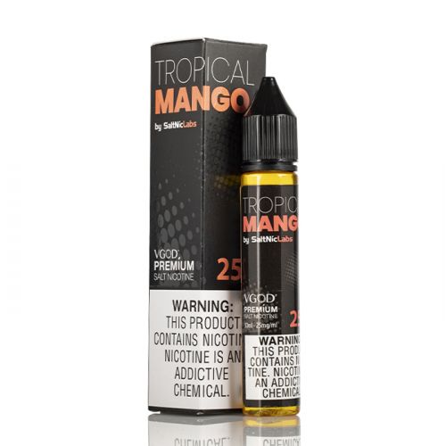 BUY 1 GET 1 FREE | Tropical Mango - VGod SaltNic | 30ML Vape Juice | 25MG, 50MG | Vape India - Vape India