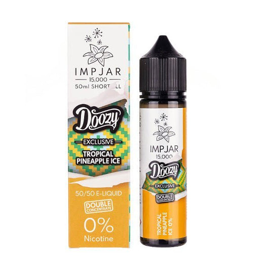 BUY 1 GET 1 FREE | Tropical Pineapple Ice 50ml (50/50) Shortfill by Imp Jar & DoozyVAPE INDIA - Vape India