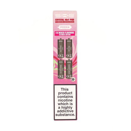 BUY 1 GET 1 FREE | Ultimate Edition Crystal 4 in 1 Prefilled Pods by SKEVAPE INDIA - Vape India
