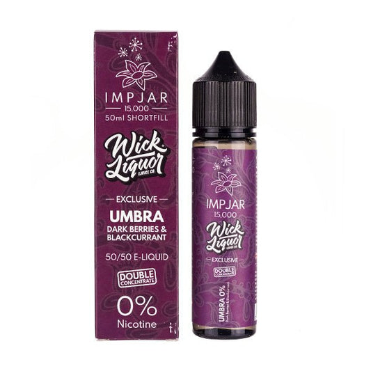 BUY 1 GET 1 FREE | Umbra 50ml (50/50) Shortfill by Imp Jar & Wick LiquorVAPE INDIA - Vape India