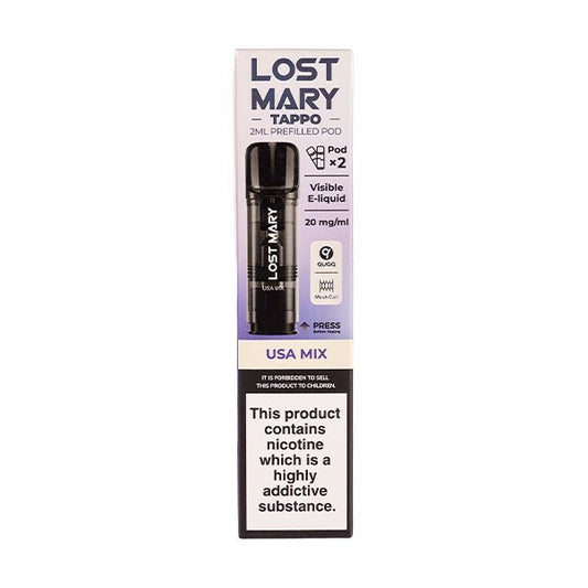 BUY 1 GET 1 FREE | USA Mix Tappo Prefilled Pods by Lost MaryVAPE INDIA - Vape India