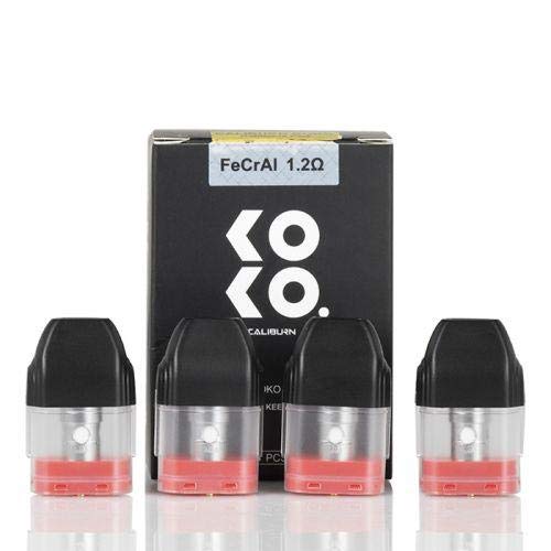 BUY 1 GET 1 FREE | Uwell Caliburn Koko Replacement Pods India (Pack of 4) | Vape India - Vape India