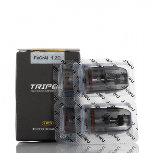 BUY 1 GET 1 FREE | Uwell TRIPOD Replacement Pods India ( 4 Pcs ) | Vape India - Vape India
